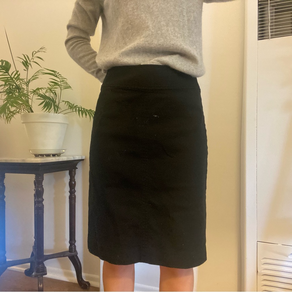 Banana Republic black stretch skirt sz 2